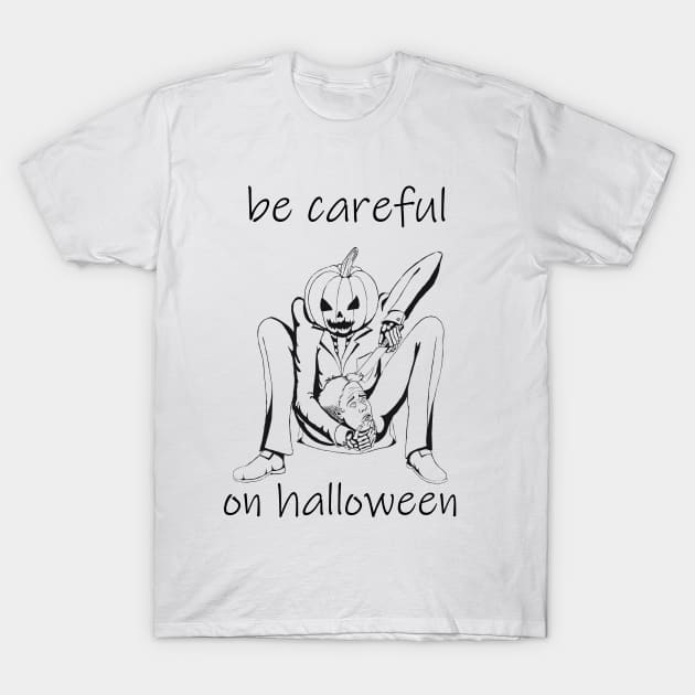 halloween pumpkin T-Shirt by Bearserk